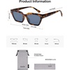 image:imageSOJOS Trendy Polarized Sunglasses Womens Men Retro Vintage 90s Cute Cat Eye Narrow Sun Glasses SJ2381Tortoise Frame Grey Lens