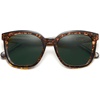 image:imageSOJOS Trendy Polarized Sunglasses for Women Classic Retro Square Womens Shade Sunnies SJ2333Green TortoiseGreen