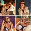 image:imageSOJOS Trendy Rectangle Blue Light Glasses Fashion Computer Glasses Bluelight Blocking Clear Lens Eyewear Frame SJ2610Tortoise