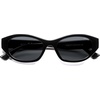 image:imageSOJOS Trendy Rectangle Polarized Sunglasses For Women Men Retro Sun Glasses Narrow Square 90s SJ2673Black Grey Lens