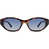 image:imageSOJOS Trendy Rectangle Polarized Sunglasses For Women Men Retro Sun Glasses Narrow Square 90s SJ2673Tortoise Blue Grading Lens