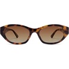 image:imageSOJOS Trendy Rectangle Polarized Sunglasses For Women Men Retro Sun Glasses Narrow Square 90s SJ2673Tortoise Brown Grading Lens