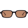 image:imageSOJOS Trendy Rectangle Polarized Sunglasses Womens Mens Small Retro Fashion Thin Slim Square Sunnies SJ2610Black  Blush