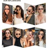 image:imageSOJOS Trendy Rectangle Sunglasses Womens Mens Retro 80s 90s Y2k Chic Narrow Thin Skinny Sunnies SJ1187SilverOrange