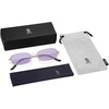 image:imageSOJOS Trendy Rectangle Sunglasses Womens Mens Retro 80s 90s Y2k Chic Narrow Thin Skinny Sunnies SJ1187SilverTinted Purple