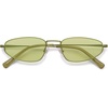 image:imageSOJOS Trendy Small Oval Polarized Sunglasses for Women Men Chic Y2K Fun Sunnies SJ1251Apple GreenApple Green Tint