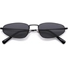 image:imageSOJOS Trendy Small Oval Polarized Sunglasses for Women Men Chic Y2K Fun Sunnies SJ1251BlackGrey