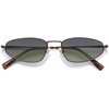 image:imageSOJOS Trendy Small Oval Polarized Sunglasses for Women Men Chic Y2K Fun Sunnies SJ1251BrownGradient Green