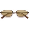 image:imageSOJOS Trendy Small Oval Polarized Sunglasses for Women Men Chic Y2K Fun Sunnies SJ1251BrownLight Brown Tint