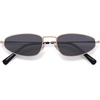 image:imageSOJOS Trendy Small Oval Polarized Sunglasses for Women Men Chic Y2K Fun Sunnies SJ1251GoldGrey