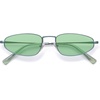 image:imageSOJOS Trendy Small Oval Polarized Sunglasses for Women Men Chic Y2K Fun Sunnies SJ1251GreenLight Green Tint