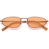 image:imageSOJOS Trendy Small Oval Polarized Sunglasses for Women Men Chic Y2K Fun Sunnies SJ1251OrangeOrange Tint