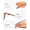image:imageSOJOS Trendy Small Oval Polarized Sunglasses for Women Men Chic Y2K Fun Sunnies SJ1251OrangeOrange Tint