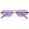image:imageSOJOS Trendy Small Oval Polarized Sunglasses for Women Men Chic Y2K Fun Sunnies SJ1251PurpleLight Purple Tint