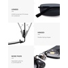 image:imageSOJOS Trendy Small Square Sunglasses Womens Retro Rimless Sun Glasses Vintage Narrow Shades SJ1280Shiny Black  Grey Lens