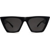 image:imageSOJOS Trendy Square Cateye Polarized Sunglasses Womens Big Frame Shades SJ2115All Black