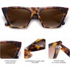 image:imageSOJOS Trendy Square Cateye Polarized Sunglasses Womens Big Frame Shades SJ2115Brown TortoiseBrown