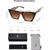 image:imageSOJOS Trendy Square Cateye Polarized Sunglasses Womens Big Frame Shades SJ2115Brown TortoiseBrown