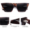 image:imageSOJOS Trendy Square Cateye Polarized Sunglasses Womens Big Frame Shades SJ2115Dark TortoiseGrey