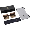 image:imageSOJOS Trendy Square Oversized Sunglasses Womens Big Rimless UV400 Ladies Shades SJ1160 Gradient Brown LensTortoise Temples