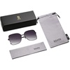 image:imageSOJOS Trendy Square Oversized Sunglasses Womens Mens UV400 Big Large Designer Shades SJ1082BlackGradient Grey