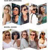 image:imageSOJOS Trendy Square Oversized Sunglasses Womens Mens UV400 Big Large Designer Shades SJ1082GoldLight Brown