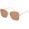 image:imageSOJOS Trendy Square Oversized Sunglasses Womens Mens UV400 Big Large Designer Shades SJ1082GoldLight Brown