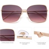 image:imageSOJOS Trendy Square Oversized Sunglasses Womens Mens UV400 Big Large Designer Shades SJ1082Rose GoldRose