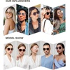 image:imageSOJOS Trendy Square Oversized Sunglasses Womens Mens UV400 Big Large Designer Shades SJ1082Yellow GoldClear