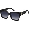image:imageSOJOS Trendy Square Polarized Sunglasses Womens Retro Vintage Women 90s Sun Glasses SJ2612Black Frame Grey Grading Lens