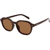 image:imageSOJOS Trendy Square Polarized Sunglasses for Women Men Retro Vintage UV Protection Womens Mens Sun Glasses SJ2624Dark BrownBrown