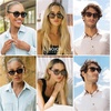 image:imageSOJOS Trendy Square Polarized Sunglasses for Women Men Retro Vintage UV Protection Womens Mens Sun Glasses SJ2624TortoiseBrown Grading