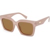 image:imageSOJOS Trendy Square Polarized Sunglasses for Womens MensRetro Plastic Frame Shades Designer Inspired Sun Glasses SJ2306Beige