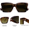 image:imageSOJOS Trendy Square Polarized Sunglasses for Womens MensRetro Plastic Frame Shades Designer Inspired Sun Glasses SJ2306Demi
