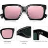 image:imageSOJOS Trendy Square Polarized Sunglasses for Womens MensRetro Plastic Frame Shades Designer Inspired Sun Glasses SJ2306Pink
