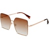 image:imageSOJOS Trendy Square Sunglasses Womens Big Oversized Designer Style UV Protection Sunnies Shades Lunettes de Soleil SJ1170Brown