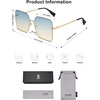 image:imageSOJOS Trendy Square Sunglasses Womens Big Oversized Designer Style UV Protection Sunnies Shades Lunettes de Soleil SJ1170Green