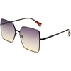 image:imageSOJOS Trendy Square Sunglasses Womens Big Oversized Designer Style UV Protection Sunnies Shades Lunettes de Soleil SJ1170Grey