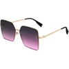 image:imageSOJOS Trendy Square Sunglasses Womens Big Oversized Designer Style UV Protection Sunnies Shades Lunettes de Soleil SJ1170Purple