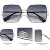 image:imageSOJOS Trendy Square Sunglasses Womens Big Oversized Designer Style UV Protection Sunnies Shades Lunettes de Soleil SJ1170Silver