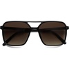 image:imageSOJOS Trendy Vintage Aviator Square Sunglasses For Womens Mens Retro 70s UV400 Women Sun Glasses SJ2327BlackBrown Grading