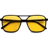 image:imageSOJOS Trendy Vintage Aviator Square Sunglasses For Womens Mens Retro 70s UV400 Women Sun Glasses SJ2327BlackYellow