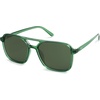 image:imageSOJOS Trendy Vintage Aviator Square Sunglasses For Womens Mens Retro 70s UV400 Women Sun Glasses SJ2327GreenGreen