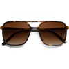 image:imageSOJOS Trendy Vintage Aviator Square Sunglasses For Womens Mens Retro 70s UV400 Women Sun Glasses SJ2327LeopardBrown Grading