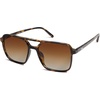 image:imageSOJOS Trendy Vintage Aviator Square Sunglasses For Womens Mens Retro 70s UV400 Women Sun Glasses SJ2327LeopardBrown Grading