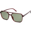 image:imageSOJOS Trendy Vintage Aviator Square Sunglasses For Womens Mens Retro 70s UV400 Women Sun Glasses SJ2327RedGreen