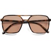 image:imageSOJOS Trendy Vintage Aviator Square Sunglasses For Womens Mens Retro 70s UV400 Women Sun Glasses SJ2327TortoiseBrown