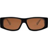 image:imageSOJOS Trendy Y2K Rectangle Polarized Sunglasses for Women Men Fashion Designer Rave Sunglasses SJ2228BlackBrown