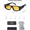 image:imageSOJOS Trendy Y2K Rectangle Polarized Sunglasses for Women Men Fashion Designer Rave Sunglasses SJ2228BlackYellow