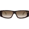 image:imageSOJOS Trendy Y2K Rectangle Polarized Sunglasses for Women Men Fashion Designer Rave Sunglasses SJ2228Dark TortoiseBrown